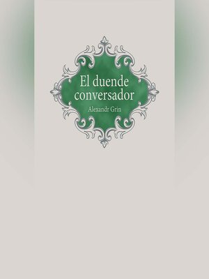 cover image of El duende conversador
